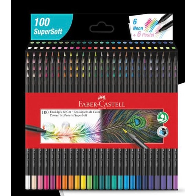 Lápices Faber Castell Super Soft 100