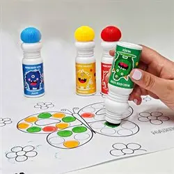 Marcadores SUPER PUNTOS Teoria+. pack x4