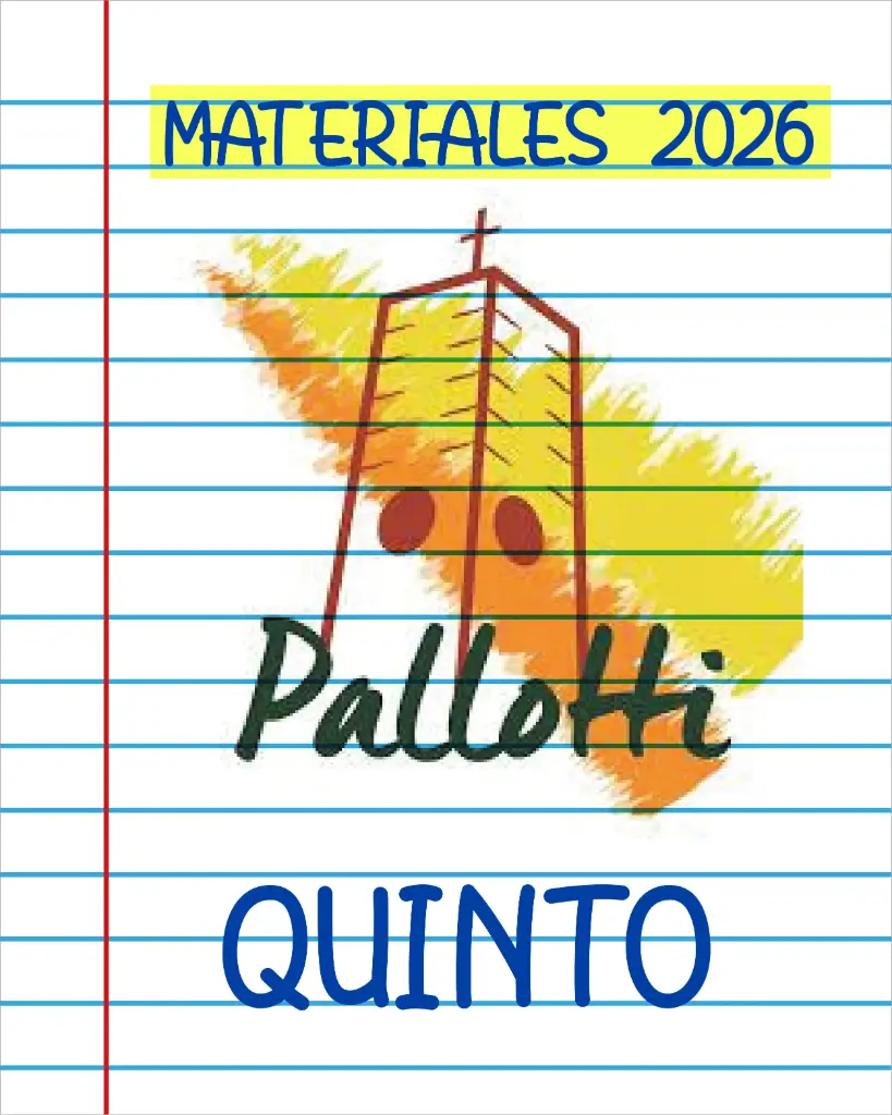 MATERIALES PALLOTTI 2026. QUINTO AÑO