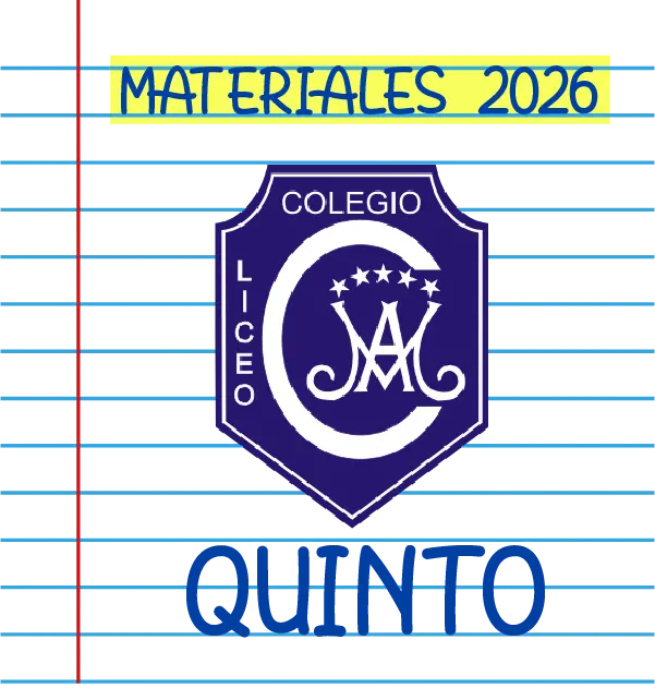 MATERIALES QUINTO AÑO - CORAZÓN DE MARÍA 2026   