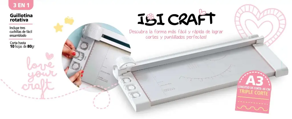 CIZALLA ROTATIVA TRIPLE CORTE IBI CRAFT A3