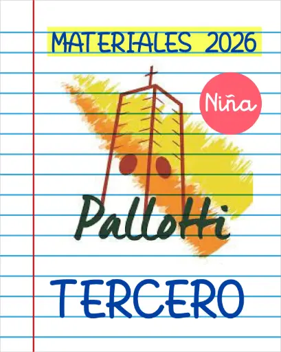 MATERIALES PALLOTTI 2026. TERCER AÑO (NIÑAS)