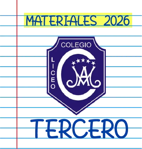 MATERIALES TERCER AÑO - CORAZÓN DE MARÍA 2026  